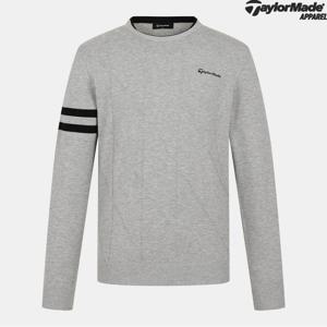 [테일러메이드] 남성 조직감 라운드 니트 TMSRO3225-193