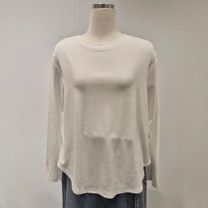 [비지트인뉴욕]밑단 라운드 루즈핏 티셔츠 VC1LT62