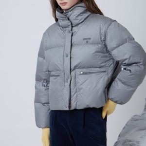 코듀로이 배색 구스 숏 다운 D254PSG233