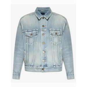 생로랑 오버사이즈 데님 자켓 739896 Y23LA 5022