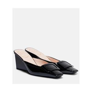 로저비비에 Belle Vivier 60 레더 웨지 뮬 P01140948