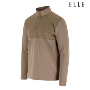 엘르골프 세이브존01 남성 앞판 퀼팅 방풍 반집업티셔츠 6J75452 202