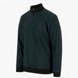 엘르골프 세이브존01 남성 조직감 방풍 반집업 티셔츠 6J75401 840