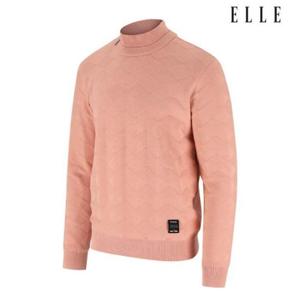 엘르골프 세이브존01 남성 전판 조직감 방풍 목크넥 스웨터 6J73401 320