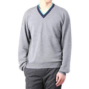 랑방 RMPO0006P18 13 크레이프 브이넥 니트