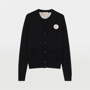 메종키츠네 올림피아 르탕 플라워 폭스 패치 가디건 JM00570KT10