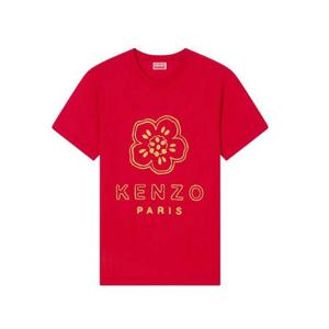 겐조 반팔 티셔츠 FG55TS1004SG 22 CHERRY