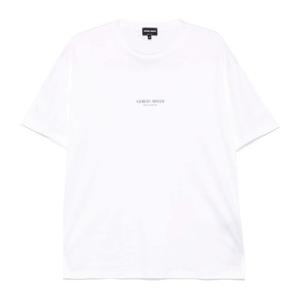 조르지오아르마니 코튼 인터록 릴렉스 크루넥 티셔츠 GM001085T