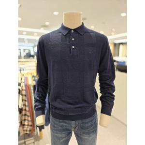 닥스 티셔츠 모혼방 체크짜임 카라 티에리 (DMP1SWTL201N1)