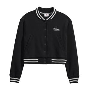 윌슨자켓 VQA W243102LFJ91-BKA 여성 허드슨 바시티 봄버 자켓