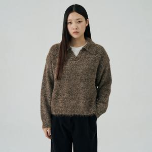[코인코즈][정가59,000원]V넥 카라 니트_CD5WP666