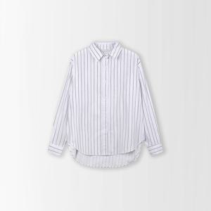 [코인코즈][정가59,000원]코튼 오버핏 스트라이프 셔츠_CD5AB702