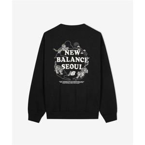 뉴발란스 NBNCF4A033 UNI NB 서울 타이거 익스클루시브 맨투맨 (BLACK) NBNCF4A033_19 257362