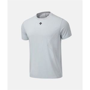 데상트 트레이닝 자가드 반팔 티셔츠 그레이(SQ321TTS83) SQ321TTS83_GRY0 278788