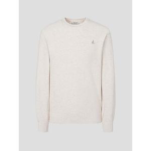 [빈폴멘] 코튼 베이직 라운드 니트 아이보리 (BC6251C050)