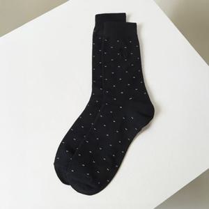 [헤지스] 남성 패턴 면혼방 장목양말 HZSS6E102N1