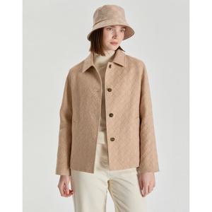 닥스 여성 26SS 베이지 DD로고 자카드 자켓 DLJA6B203I2