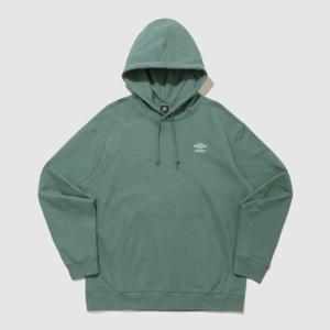 엄브로후드티 PQA UQ123CHD19-BGN 에센셜 스몰 로고 후드 티셔츠 / BLUE GREEN