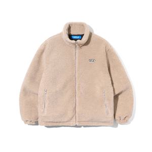 [유씨엘에이][UBAUJ27] 남녀공용 스트릿 써클로고 플리스 패딩 점퍼