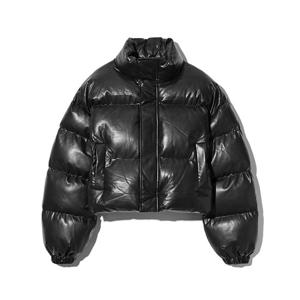 [유씨엘에이][UBCUJ51] 여성 글로시 숏 푸퍼 패딩