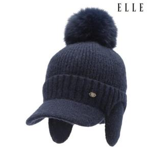 엘르골프 세이브존01 여성 귀달이 방울 니트 캡 6J87401 820