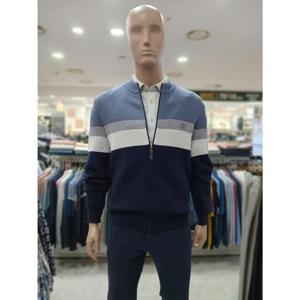 크로커다일 세이브존05 스트라이프 풀 집업 니트 가디건 가을, 겨울 ABKJ3372 38