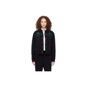 니들스 재킷 블랙 카우보이 파이핑 재킷 252821F063007