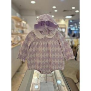 아가방 세이브존03 아가방 오드 아가일 바디수트(모자) AQ01S127953A