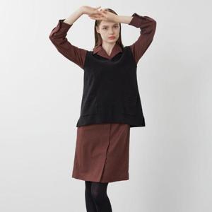 올리비아로렌 MG01 A라인 포켓 V넥 베스트 VOBBN3W9151