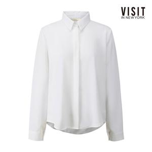[비지트인뉴욕]베이직 찰랑 긴팔 셔츠 V61LS02