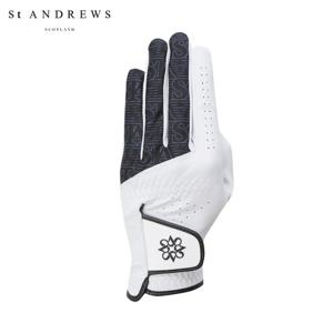 [세인트앤드류스] 남성 STA 로고 배색 양피 한손 장갑