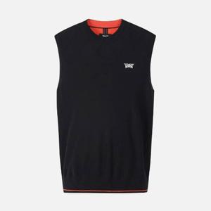 [PXG]PXG골프조끼 TQK PJPCM4202-21 ROUND NECK KNIT VEST BLACK