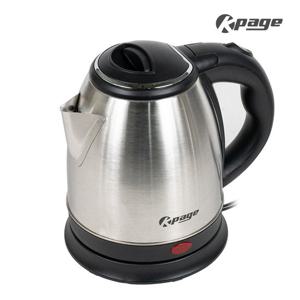 케이페이지 1.2L 무선 전기 주전자 KEP-S1200 스텐 무선 전기포트