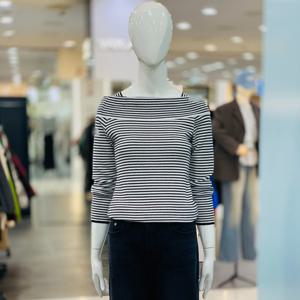 [클리지]오프숄더 단가라 니트 CQ2WKT15