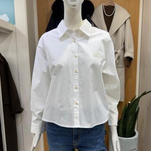 클리지 DP01 심플 세미 크롭 프리 셔츠 CQ2WBL15