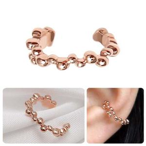 14KGP 유니크 볼 로즈골드 링 귀찌 이어커프