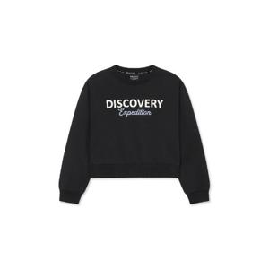 디스커버리키즈긴팔티 AQS DKTR42051-BKS 여아 에센셜 로고 맨투맨