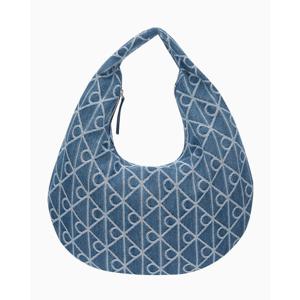 CK진  여성 엠블럼 데님 호보 백(4F3591G-YBN)