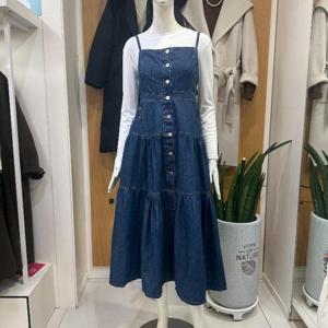 클리지 DP01 나시 중청 버튼 롱 원피스 CQ2WOP03