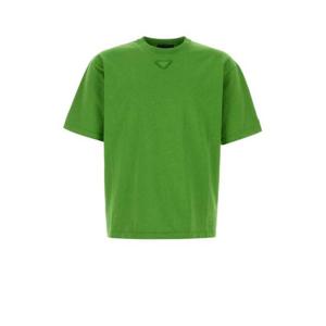 프라다 반팔 티셔츠 UJN986SOOO187B F0089 Green