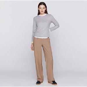 [지오다노]여성 간절기 얇은 스트레이트 슬랙스 팬츠 416503