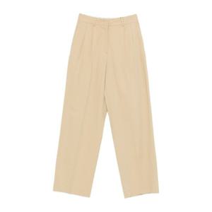 던스트 하이웨이스트 플리츠 베이지 팬츠 UDPA6A224 I2