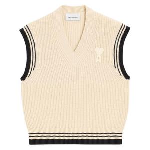 26SS 아미 V 넥 Sleeveless 스웨터 UKS865KN0161136 TP571086811