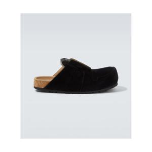 발렌시아가 Dumbo 스웨이드 슬라이드 P01130567