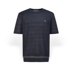 [헤지스] 남성 헤링본패턴 반팔니트 HZSW6B534N2