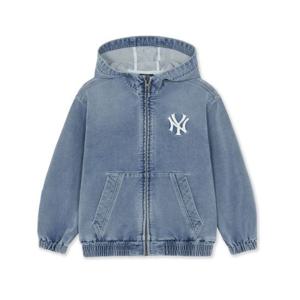MLB키즈 베이직 져지데님 후드집업 (7AHDB046150BLS)