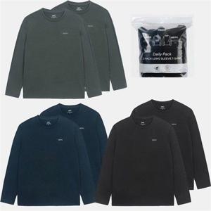 네파 신상 매년완판  공용 기능성 투팩 기모 패키지 긴팔 티셔츠 (2pack) 7KE5300 326609