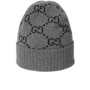 구찌 GG 캐시미어 자카드 비니 8113924GABX 1260 GREY