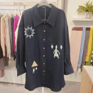 오프리미츠 H 비즈자수셔츠 M25NB1A01