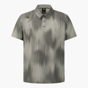 데상트골프반팔티 VQA DR12MFTS27-BEGG 아크먼트(ACMT) 남성 아크모션 패턴 반팔 티셔츠 / Beige